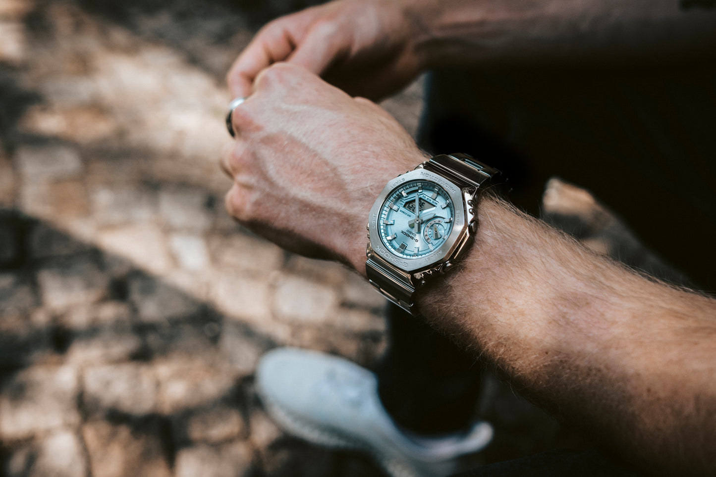 CASIO G-SHOCK nan originale – vista cinturino orologio uomo (resistente 200m, antiurto, design sportivo)