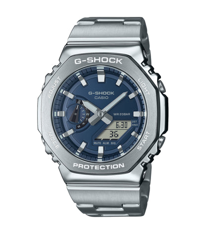 CASIO G-SHOCK GM-2110D-2BER originale – vista frontale orologio uomo (resistente 200m, antiurto, design sportivo)