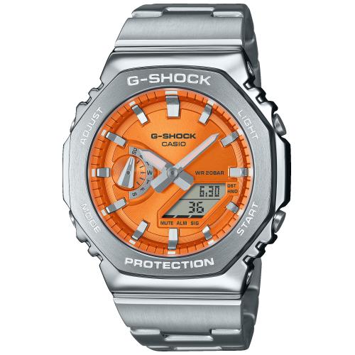CASIO G-SHOCK GM-2110D-4AER originale – vista frontale orologio uomo (resistente 200m, antiurto, design sportivo)