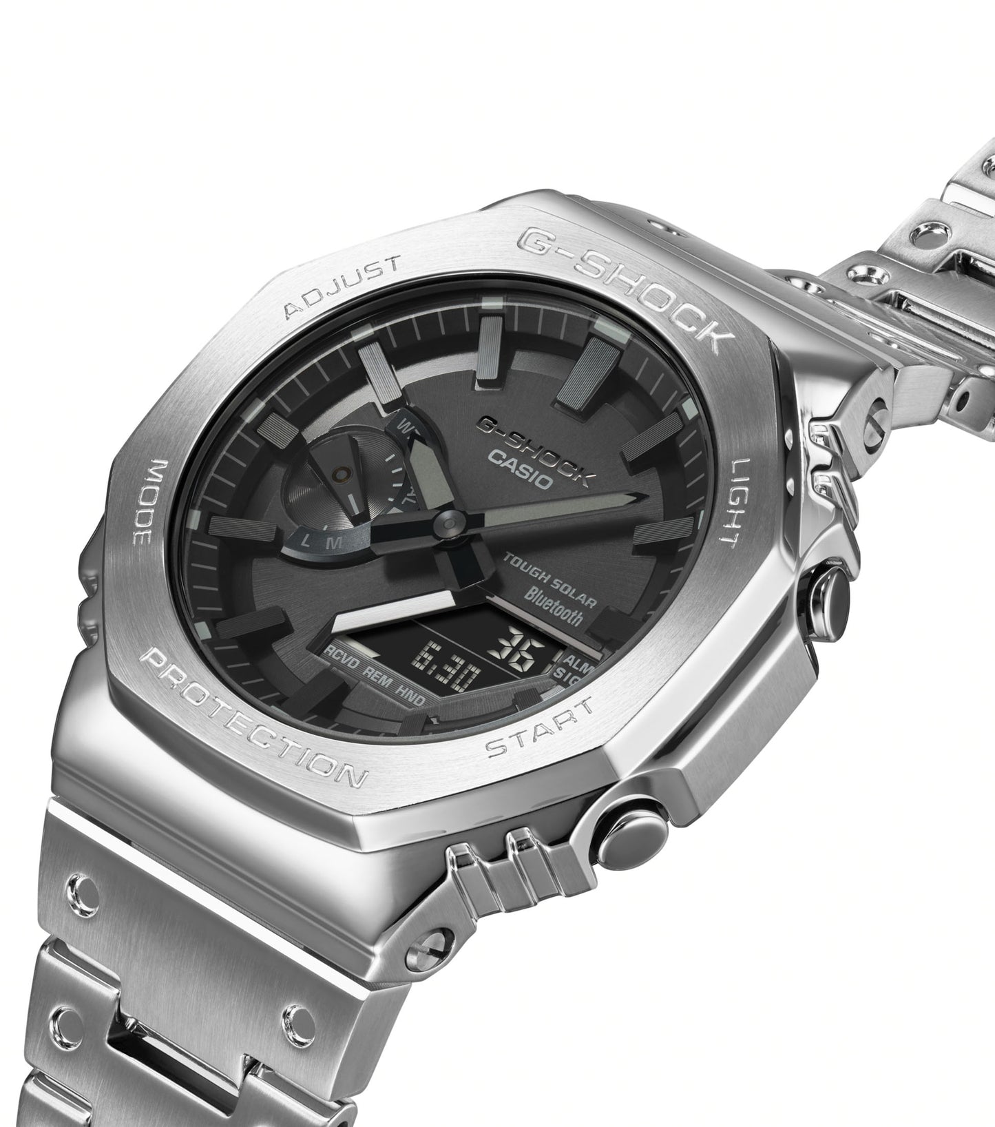 CASIO G-SHOCK nan originale – vista laterale orologio uomo (resistente 200m, antiurto, design sportivo)