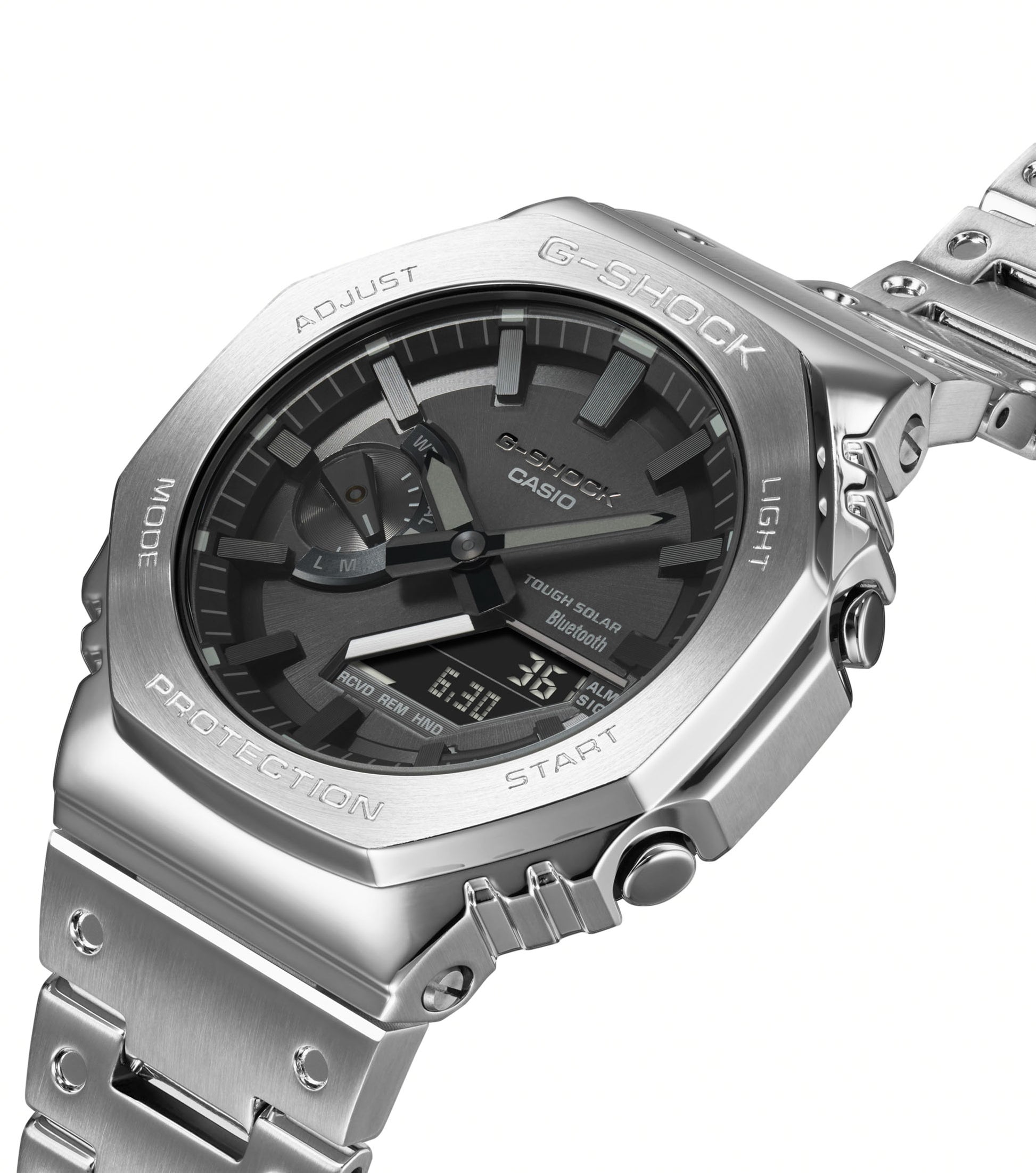 CASIO G-SHOCK nan originale – vista laterale orologio uomo (resistente 200m, antiurto, design sportivo)