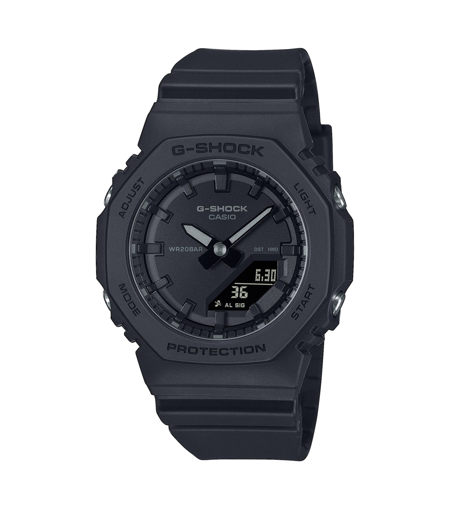 CASIO G-SHOCK GMA-P2100BB-1AER originale – vista frontale orologio uomo (resistente 200m, antiurto, design sportivo)