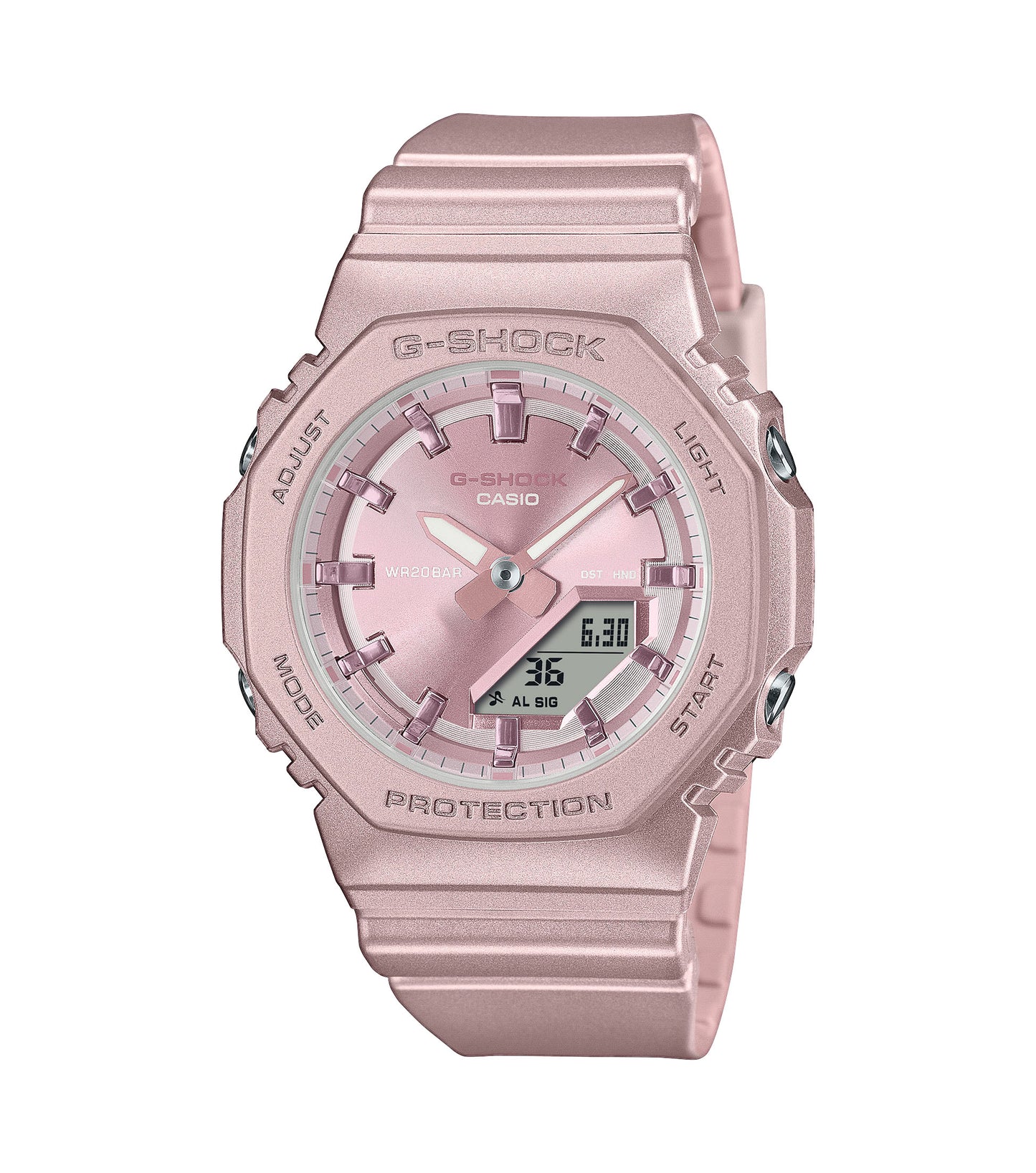 CASIO G-SHOCK GMA-P2100ST-4AER originale – vista frontale orologio uomo (resistente 200m, antiurto, design sportivo)