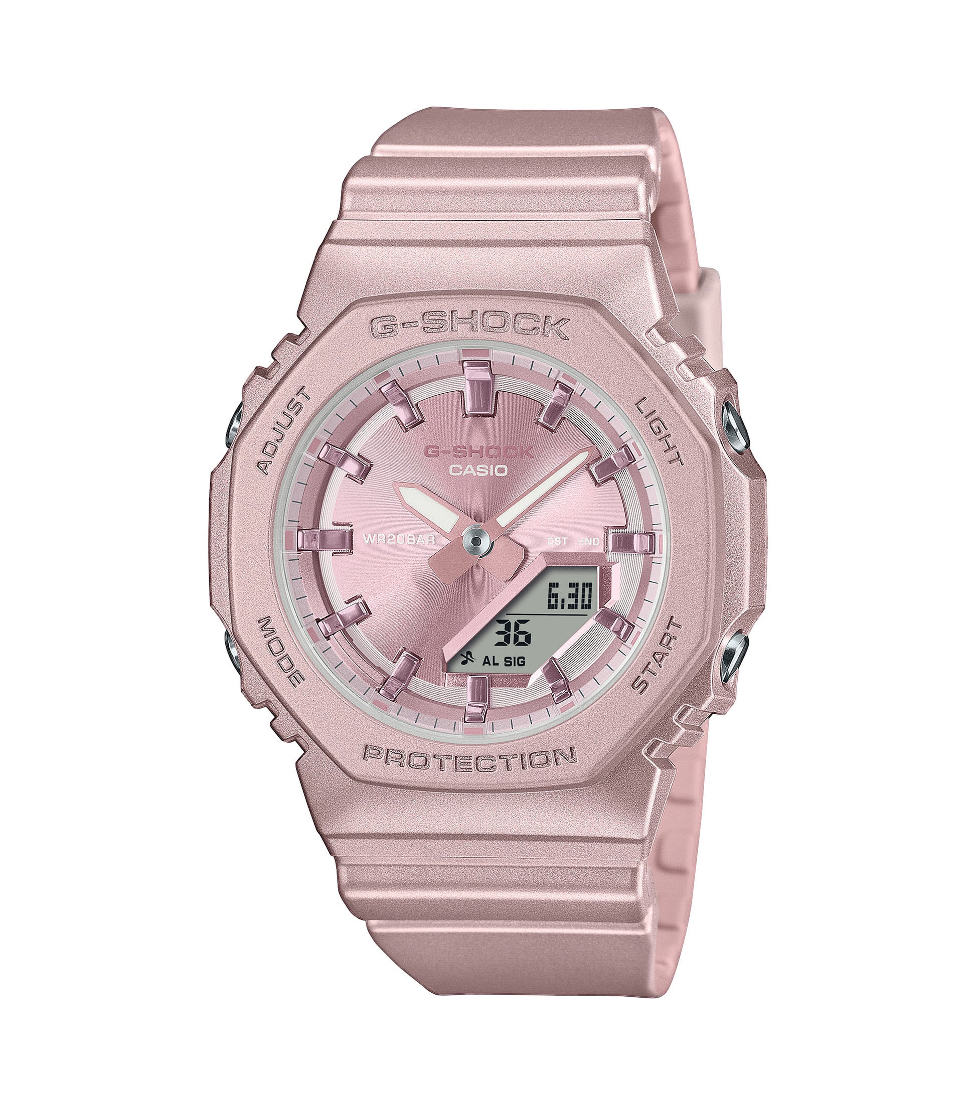 CASIO G-SHOCK GMA-P2100ST-4AER originale – vista frontale orologio uomo (resistente 200m, antiurto, design sportivo)