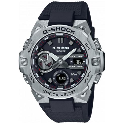 CASIO G-SHOCK GST-B400-1AER originale – vista frontale orologio uomo (resistente 200m, antiurto, design sportivo)