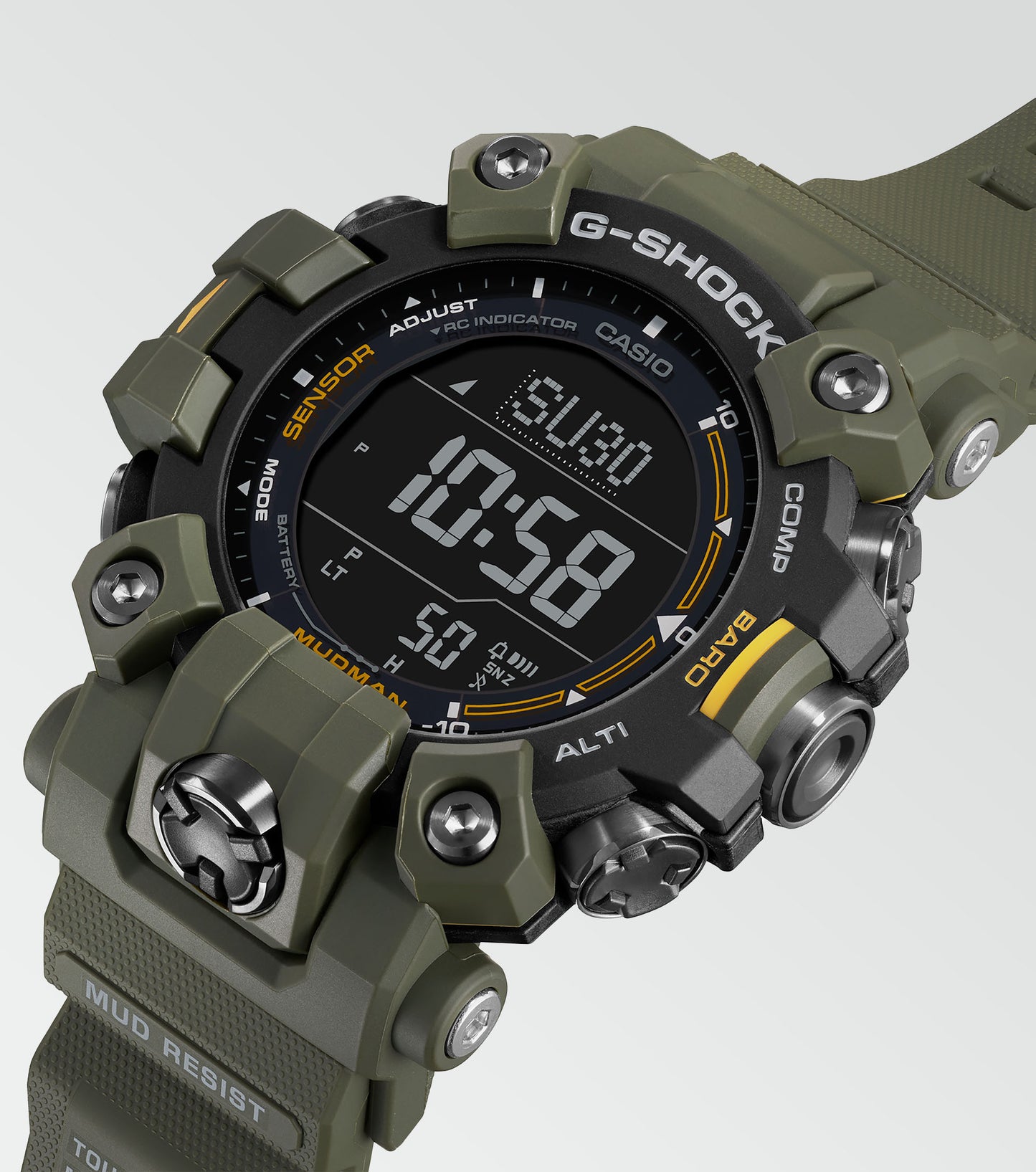 CASIO G-SHOCK nan originale – vista cinturino orologio uomo (resistente 200m, antiurto, design sportivo)