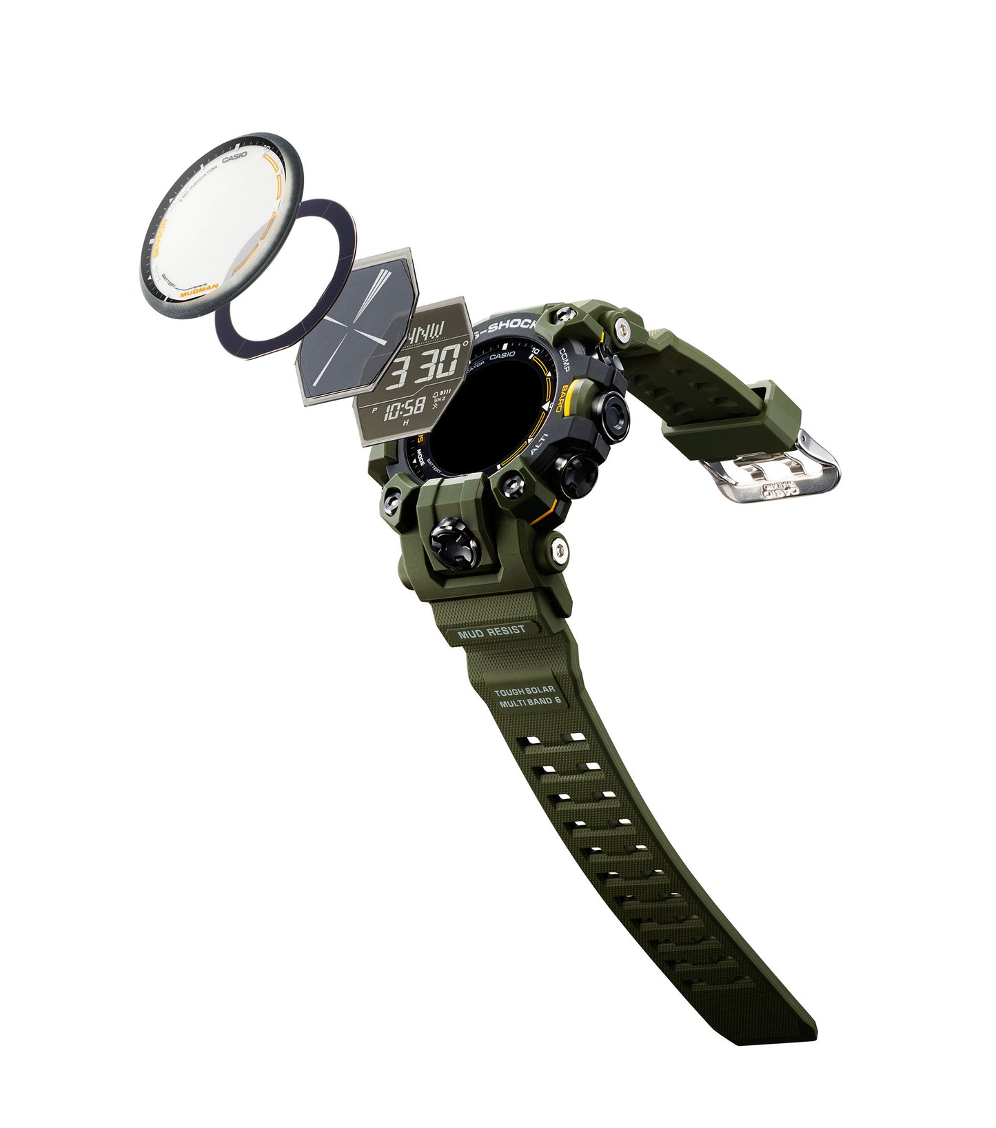 CASIO G-SHOCK nan originale – packaging orologio uomo (resistente 200m, antiurto, design sportivo)