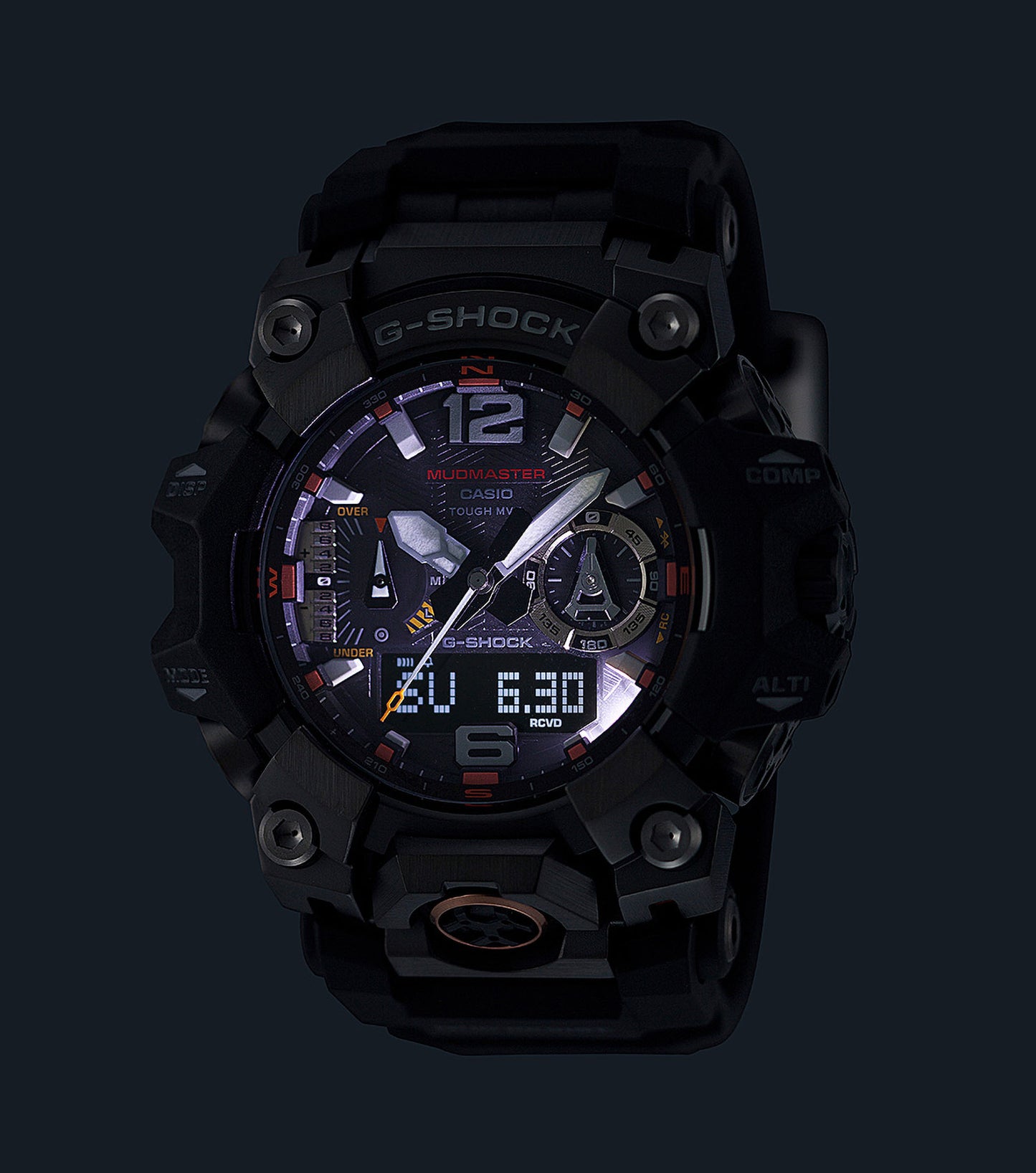 CASIO G-SHOCK nan originale – dettaglio quadrante orologio uomo (resistente 200m, antiurto, design sportivo)