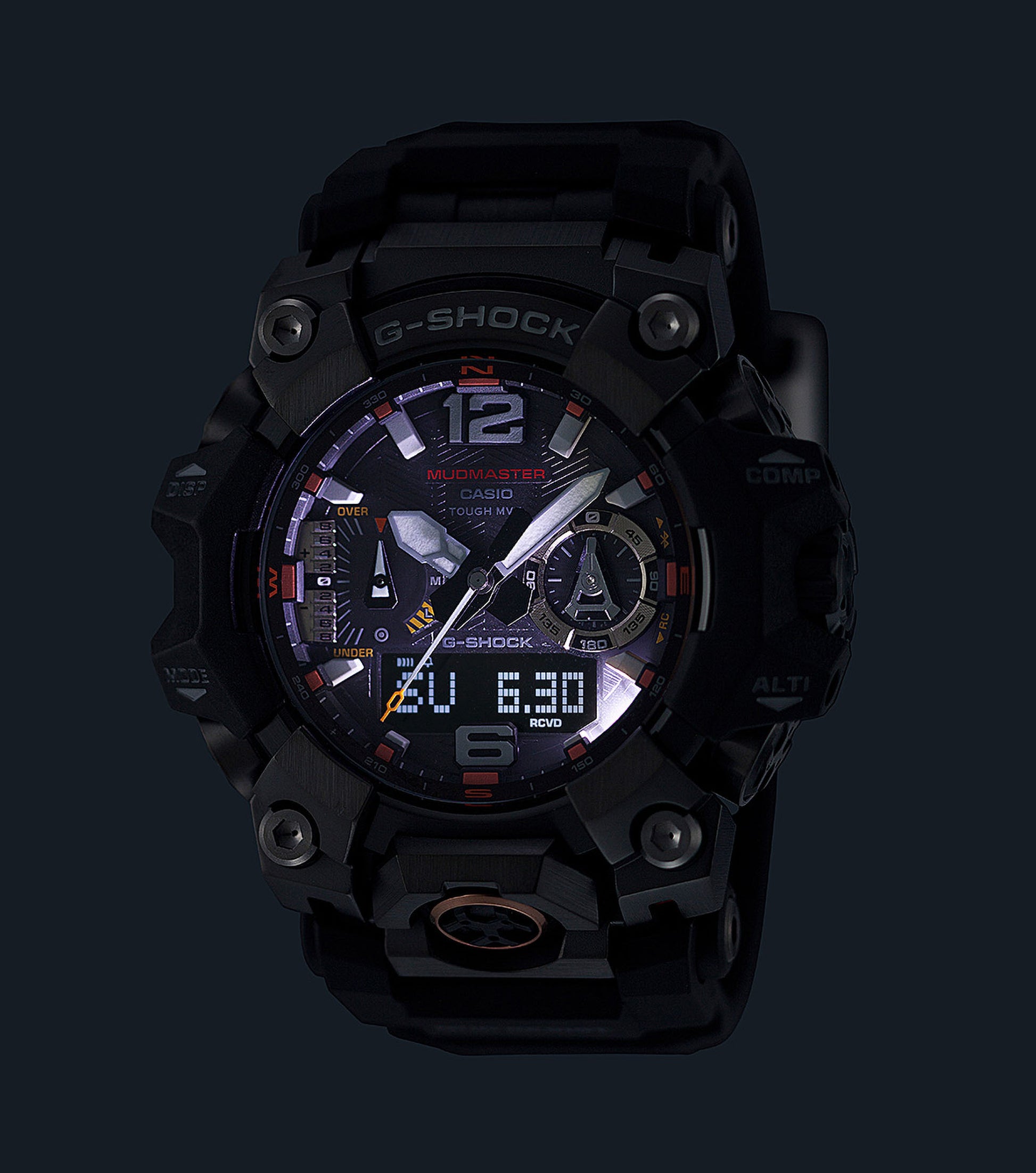 CASIO G-SHOCK nan originale – dettaglio quadrante orologio uomo (resistente 200m, antiurto, design sportivo)