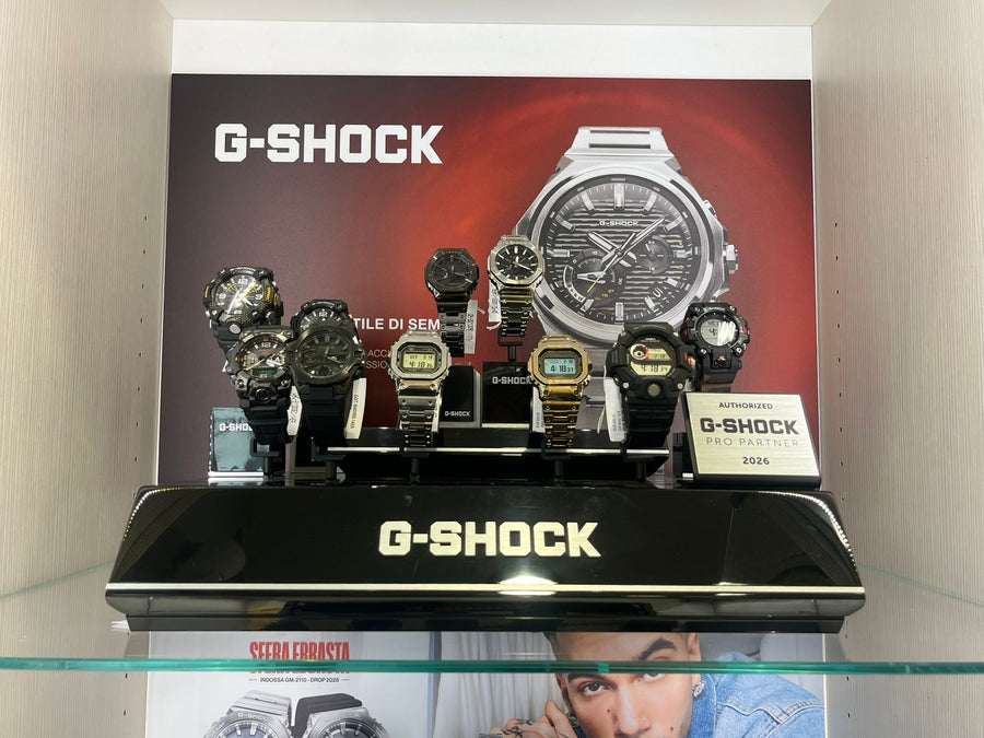 Vetrina g-shock pro negozio ERAORA a Roma