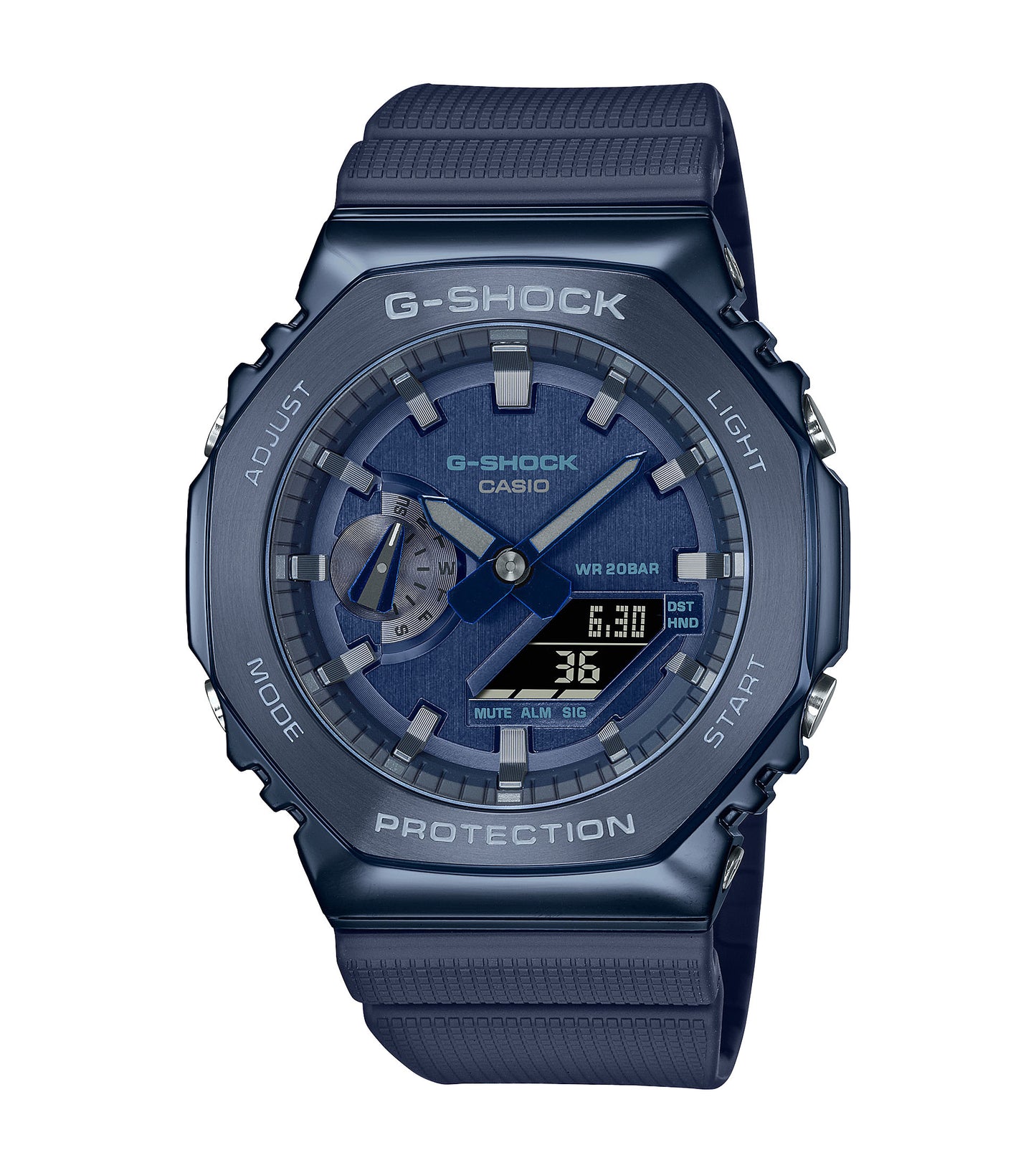 CASIO G-SHOCK GM-2100N-2AER originale – vista frontale orologio uomo (resistente 200m, antiurto, design sportivo)