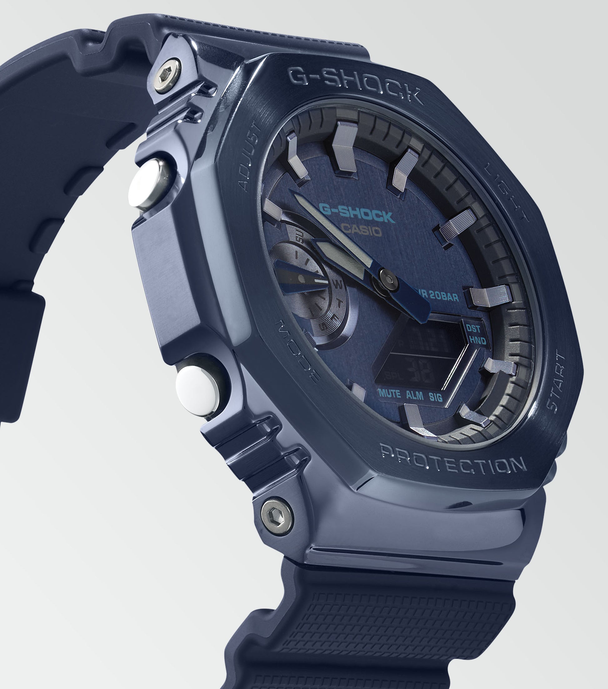 CASIO G-SHOCK nan originale – vista cinturino orologio uomo (resistente 200m, antiurto, design sportivo)