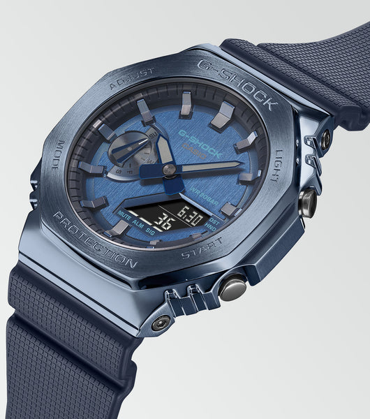 Casio G-Shock GM-2100N-2AER - Orologio Uomo in Acciaio Blu