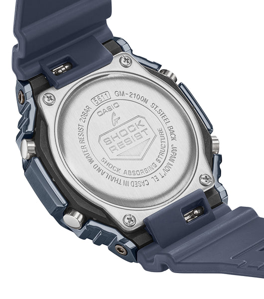 Casio G-Shock GM-2100N-2AER - Orologio Uomo in Acciaio Blu