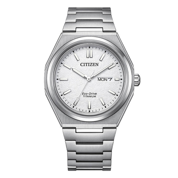 Disponibile nel Nostro negozio a Roma Orologio Citizen AW0130-85A Super Titanio Eco Drive