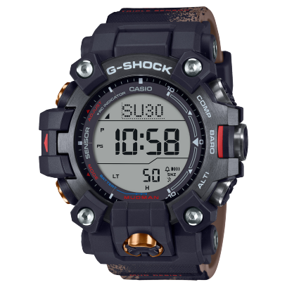 CASIO G-SHOCK GW-9500TLC-1ER originale – vista frontale orologio uomo (resistente 200m, antiurto, design sportivo)