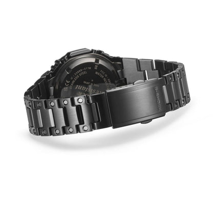 CASIO G-SHOCK GM-B2100BD-1AER originale – dettaglio bracciale metallico nero (stile urbano contemporaneo)