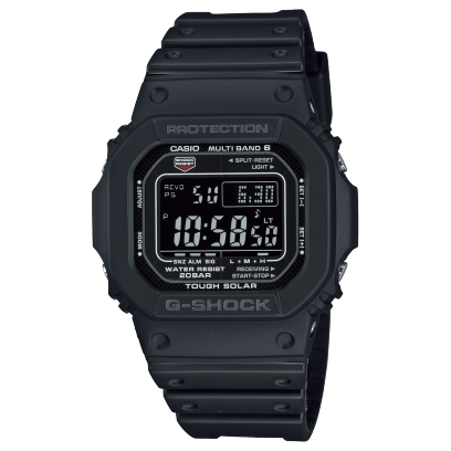 CASIO G-SHOCK GW-M5610U-1BER originale – vista frontale orologio uomo (resistente 200m, antiurto, design sportivo)