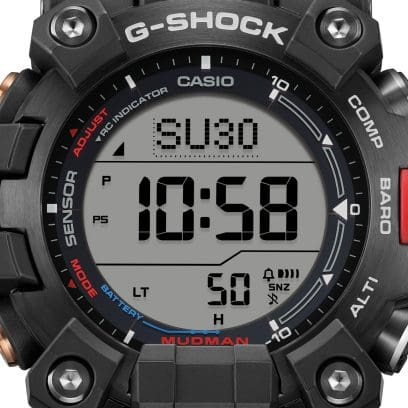 CASIO G-SHOCK nan originale – dettaglio pulsanti orologio uomo (resistente 200m, antiurto, design sportivo)