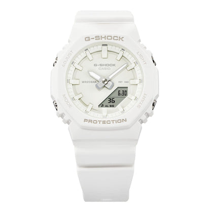 CASIO G-SHOCK GMA-P2100-7AER originale – vista al polso orologio uomo ottagonale compatto bianco (resina biobased)