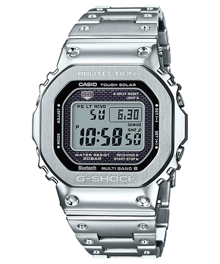 CASIO G-SHOCK GMW-B5000D-1ER originale – vista frontale orologio uomo (resistente 200m, antiurto, design sportivo)