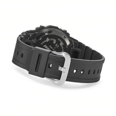 CASIO G-SHOCK GW-5000U-1ER originale – vista laterale cassa orologio uomo square premium cassa in resina, fondello in acciaio (Tough Solar, Multi Band 6)