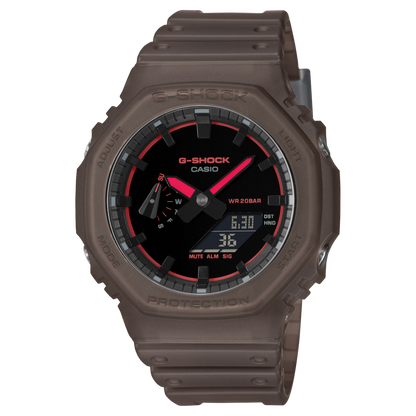 CASIO G-SHOCK GA-2100K-5AER originale – vista frontale orologio uomo (resistente 200m, antiurto, design sportivo)