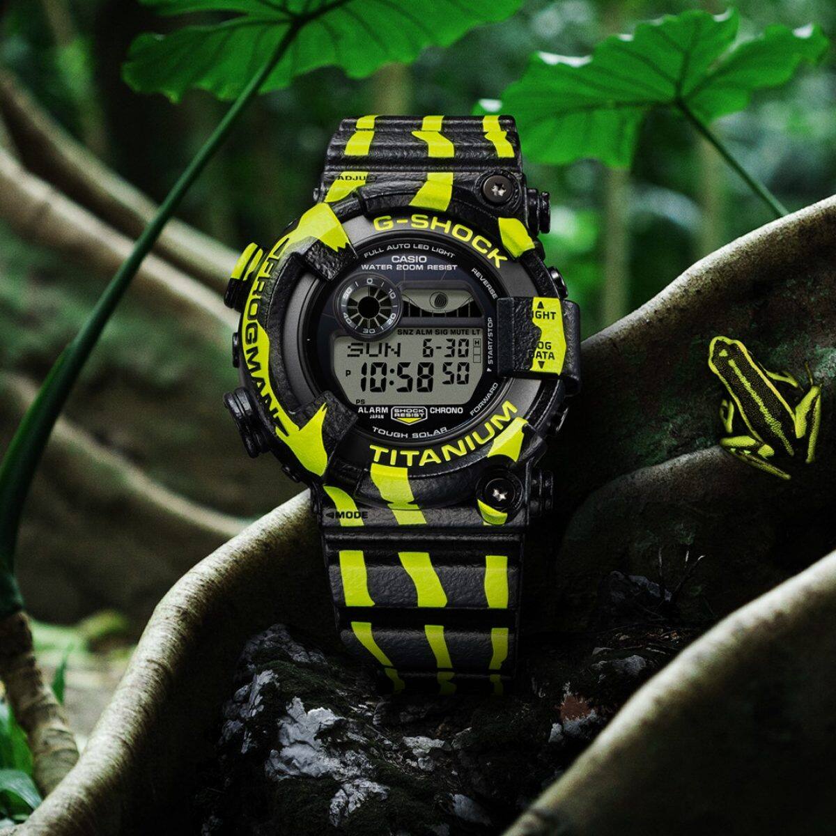 CASIO G-SHOCK nan originale – dettaglio tecnologia orologio uomo (resistente 200m, antiurto, design sportivo)