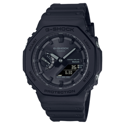 CASIO G-SHOCK GA-B2100-1A1ER originale – vista frontale (Tough Solar, Bluetooth, 200m)