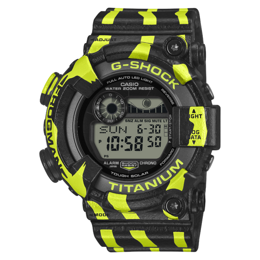 CASIO G-SHOCK GW-8200TPF-1ER originale – vista frontale orologio uomo (resistente 200m, antiurto, design sportivo)