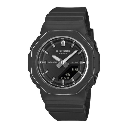 CASIO G-SHOCK GMA-P2110-1AER originale – orologio compatto nero design ottagonale (Shock Resist, 200m, Neobrite, street style)