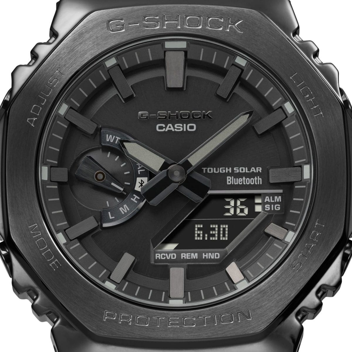 CASIO G-SHOCK GM-B2100BD-1AER originale – quadrante analogico-digitale moderno uomo (Full Metal nero)