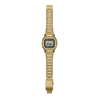 CASIO G-SHOCK GMW-BZ5000GD-9ER originale – vista completa bracciale metallico oro (luxury sportivo)