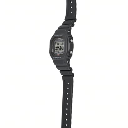 CASIO G-SHOCK GW-5000U-1ER originale – dettaglio quadrante orologio uomo square premium cassa in resina, fondello in acciaio (Tough Solar, Multi Band 6)