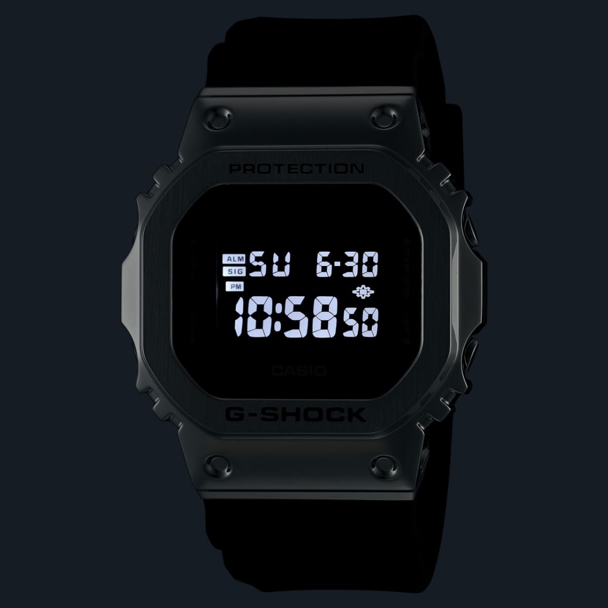 CASIO G-SHOCK nan originale – dettaglio quadrante orologio uomo (resistente 200m, antiurto, design sportivo)