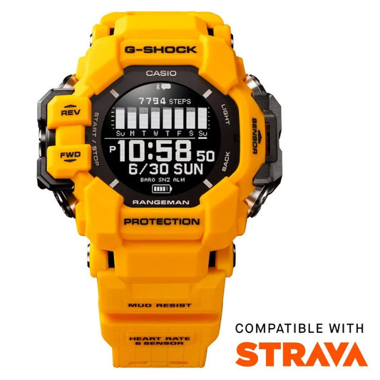 CASIO G-SHOCK GPR-H1000-9ER originale – vista frontale orologio uomo (resistente 200m, antiurto, design sportivo)