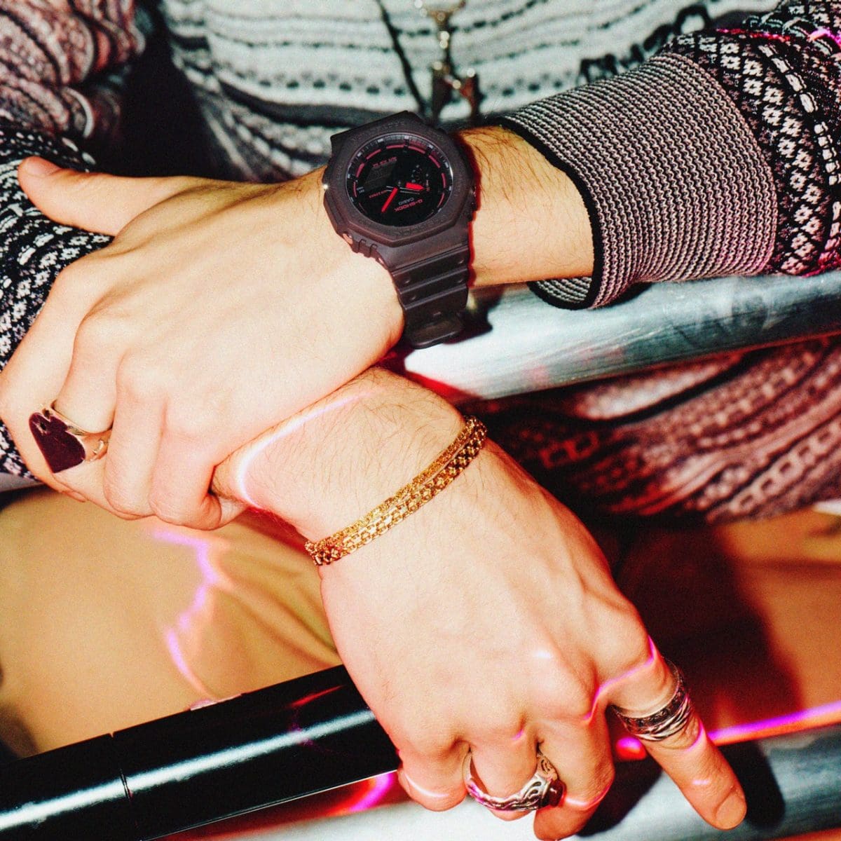 CASIO G-SHOCK nan originale – indossato al polso orologio uomo (resistente 200m, antiurto, design sportivo)