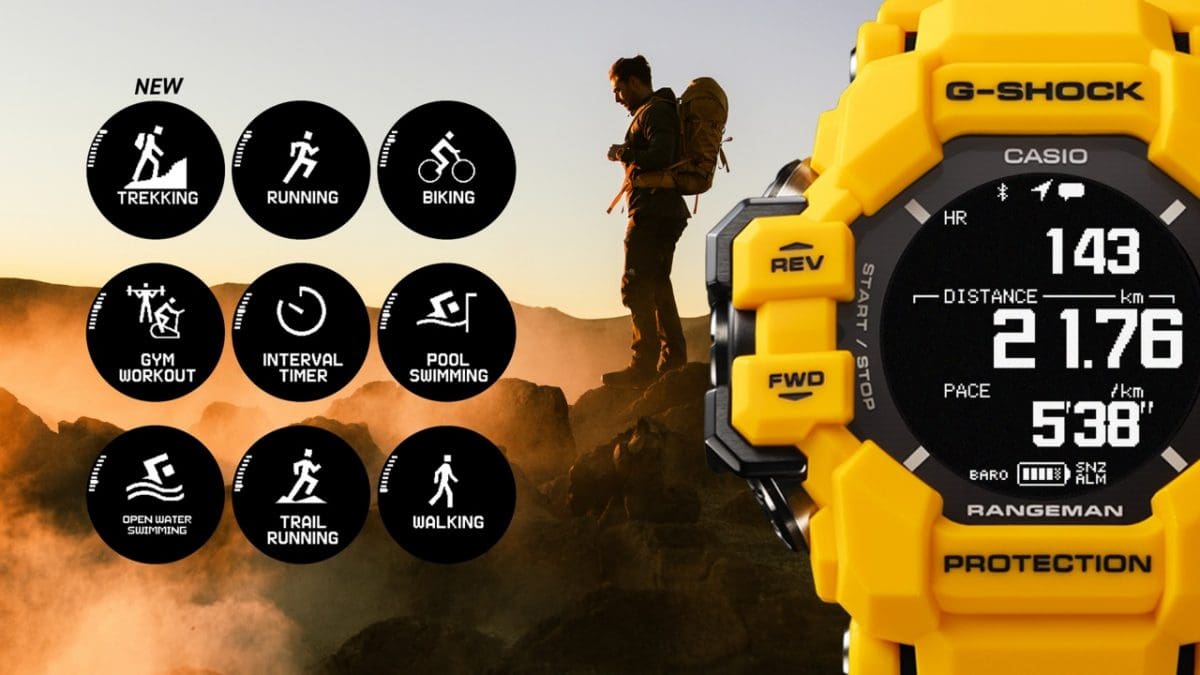 CASIO G-SHOCK nan originale – dettaglio struttura orologio uomo (resistente 200m, antiurto, design sportivo)