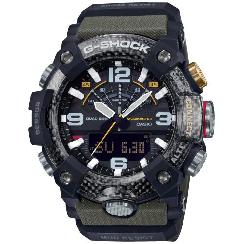 CASIO G-SHOCK GG-B100-1A3ER originale – vista frontale orologio uomo (resistente 200m, antiurto, design sportivo)